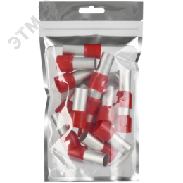 Наконечник НШВИ 95-25 темно-красный (15шт/упак) IEK