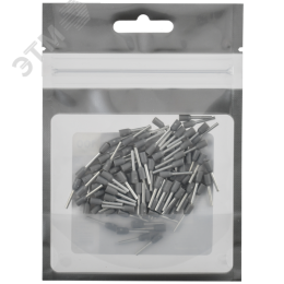 Наконечник НШВИ 0,75-10 серый (100шт/упак) IEK