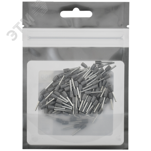 Наконечник НШВИ 0,75-10 серый (100шт/упак) IEK