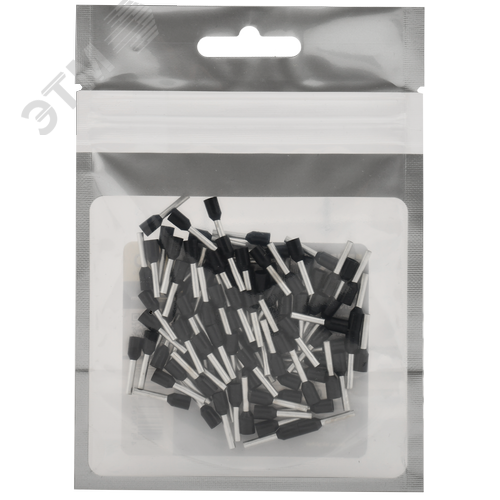 Наконечник НШВИ 1,5-10 черный (100шт/упак) IEK