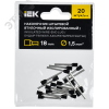 Наконечник НШВИ 1,5-18 черный (20шт/упак) IEK