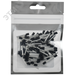 Наконечник НШВИ 1,5-18 черный (100шт/упак) IEK