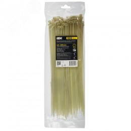 Хомут P4.6 для экстремально высоких температур бежевый 4.8х300мм 100шт/упак IEK
