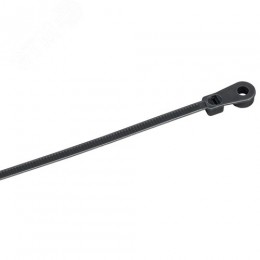 Хомут P6.6 с винтовым креплением черный 3.6х150мм 100шт/упак IEK