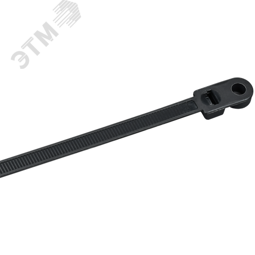 Хомут P6.6 с винтовым креплением черный 7.6х400мм 100шт/упак IEK