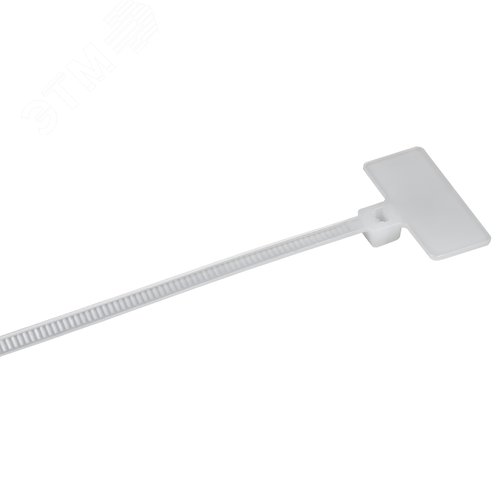 Хомут P6.6 маркерный белый 2.5х200мм 100шт/упак IEK