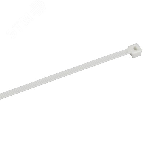 Хомут P6.6 самозатухающий белый 3.6х150мм 100шт/упак IEK