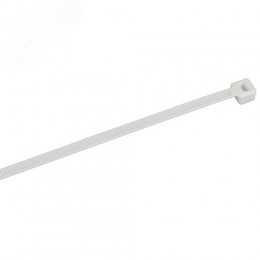 Хомут P6.6 самозатухающий белый 3.6х200мм 100шт/упак IEK