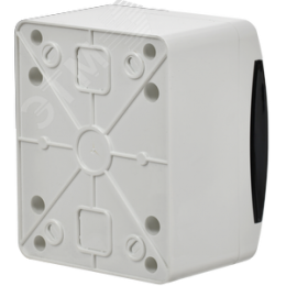 Корпус пластиковый навесной на 4 модуля ЩРН-П-4 IP41 UNION Compact черная прозрачная дверь