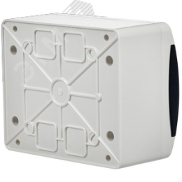 Корпус пластиковый навесной на 6 модулей ЩРН-П-6 IP41 UNION Compact черная прозрачная дверь