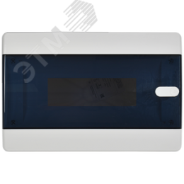 Корпус пластиковый навесной на 12 модулей ЩРН-П-12 IP41 UNION Compact черная прозрачная дверь