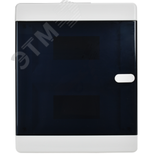 Корпус пластиковый навесной на 18 модулей ЩРН-П-18 IP41 UNION Compact черная прозрачная дверь