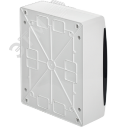 Корпус пластиковый навесной на 18 модулей ЩРН-П-18 IP41 UNION Compact черная прозрачная дверь