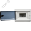 Корпус пластиковый встраиваемый на 6 модулей ЩРВ-П-6 IP41 UNION Compact черная прозрачная дверь