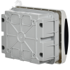 Корпус пластиковый встраиваемый на 6 модулей ЩРВ-П-6 IP41 UNION Compact черная прозрачная дверь