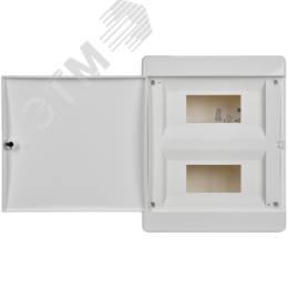 Корпус пластиковый навесной на 18 модулей ЩРН-П-18 IP41 UNION Compact белая дверь