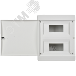 Корпус пластиковый встраиваемый на 18 модулей ЩРВ-П-18 IP41 UNION Compact белая дверь