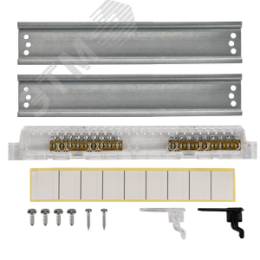 Корпус пластиковый встраиваемый на 18 модулей ЩРВ-П-18 IP41 UNION Compact белая дверь