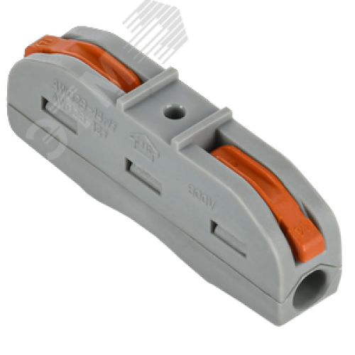 Строительно-монтажная клемма СМК 222-4111 проходная (50шт/упак) IEK