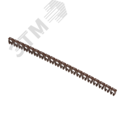 Маркер открытого типа KE 4-6мм2 символ '1' (500шт/упак) IEK