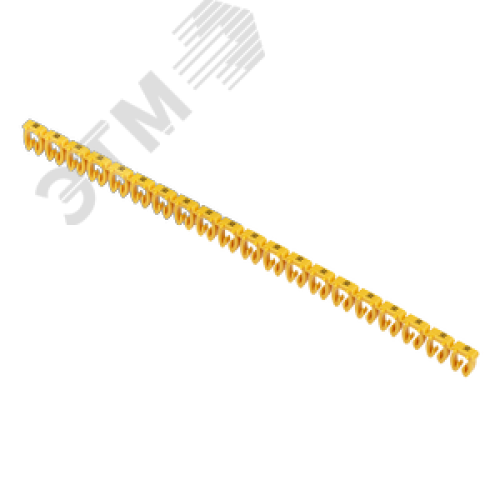 Маркер открытого типа KE 4-6мм2 символ 'W' (200шт/упак) IEK