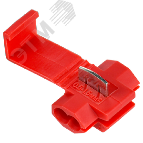 Зажим ответвительный 0.5-1.5мм.кв красный ЗПО-1 (100шт)