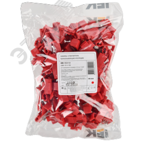 Зажим ответвительный 0.5-1.5мм.кв красный ЗПО-1 (100шт)