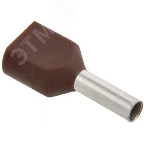 Наконечник штыревой НШвИ 2х1.5-8 коричневый НГИ2  (100шт )