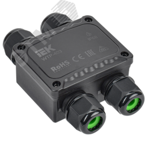 Коробка распред. герметичная WTP-403 4 ввода IP68