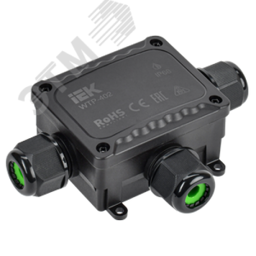 Коробка распред. герметичная WTP-402 3 ввода IP68