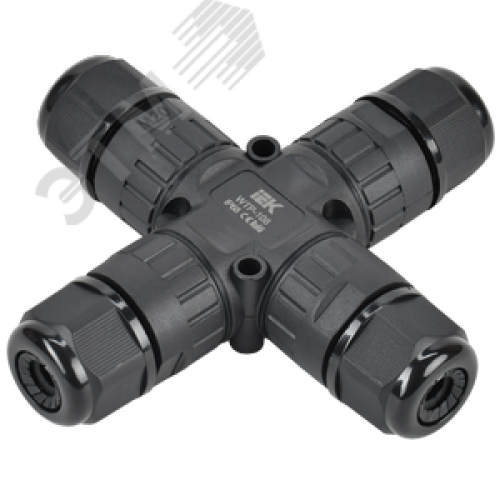Коннектор кабельный герметичный WTP-108 3 PIN IP68 IEK