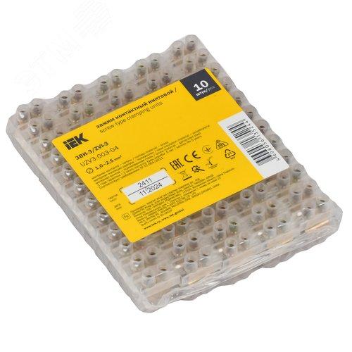 Клеммник ЗВИ-3 1.0-2.5мм.кв. 12пар