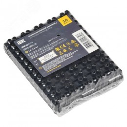 Зажим винтовой ЗВИ-3 1.0-2.5мм.кв. 12пар не поддерживающий горения черный