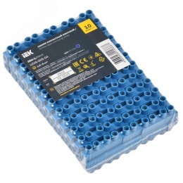 Зажим винтовой ЗВИ-5 1.5-4 мм.кв. 12пар не поддерживающий горение синий