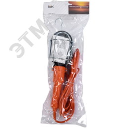 Светильник переносной УП-1Р плоская вилка (с выключателем) 2Р/5м 2х0,75 IEK