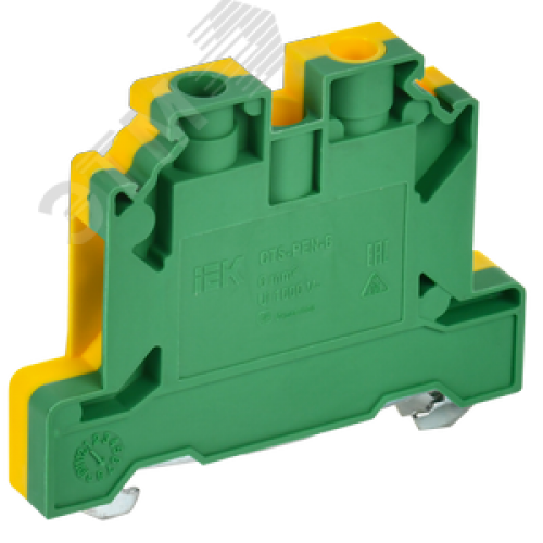 ARMAFIX Клемма винтовая CTS-PEN земля 6мм2 желто-зеленая IEK