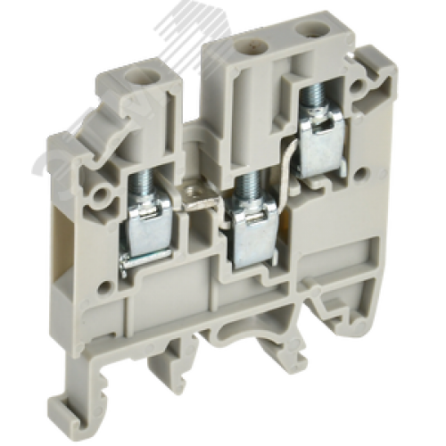 ARMAFIX Клемма винтовая CTS-MC 3 вывода 4мм2 серая IEK