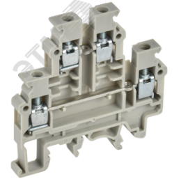 ARMAFIX Клемма винтовая CTS-ML 2 ур. 4мм2 серая IEK
