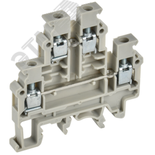 ARMAFIX Клемма винтовая CTS-ML 2 ур. 4мм2 серая IEK