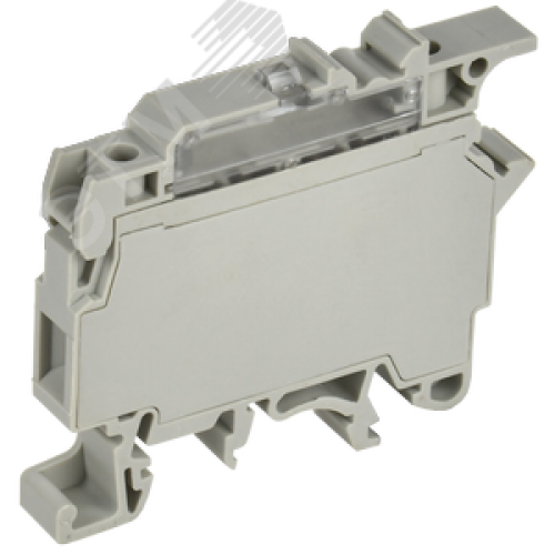 ARMAFIX Клемма винтовая CTS-F с предохранителем 4мм2 серая IEK