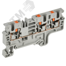 ARMAFIX Клемма пружинная Push-in CP-MC 3 вывода 4мм2 серая IEK