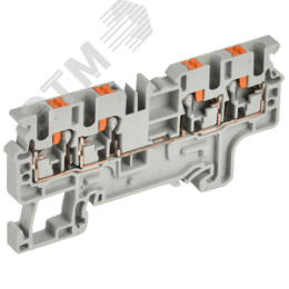 ARMAFIX Клемма пружинная Push-in CP-MC 4 вывода 2,5мм2 серая IEK