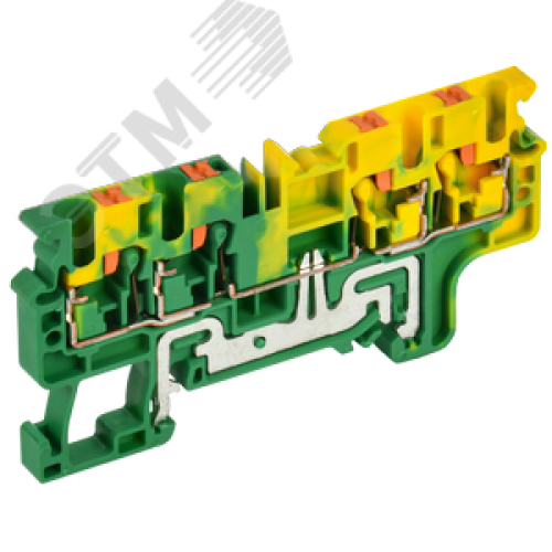 ARMAFIX Клемма пружинная Push-in CP-MC-PEN земля 4 вывода 2,5мм2 IEK