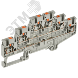 ARMAFIX Клемма пружинная Push-in CP-ML 3 ур. 2,5мм2 серая IEK