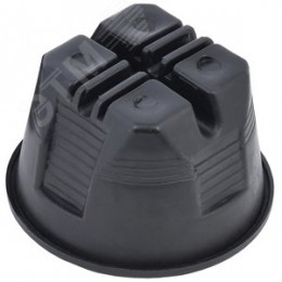 Держатель проводника круглого 8 мм для плоской кровли пластик с бетоном