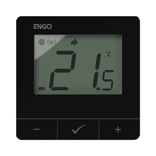 Терморегулятор умный ZigBee/868 МГц, 2хАА, черный