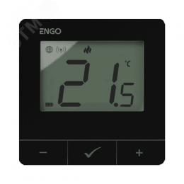 Терморегулятор умный ZigBee/868 МГц, 2хАА, черный