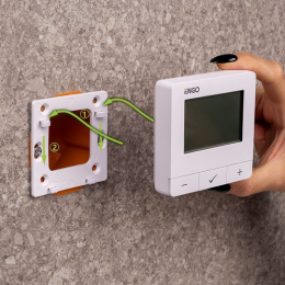 Терморегулятор умный ZigBee/868 МГц, 2хАА, белый