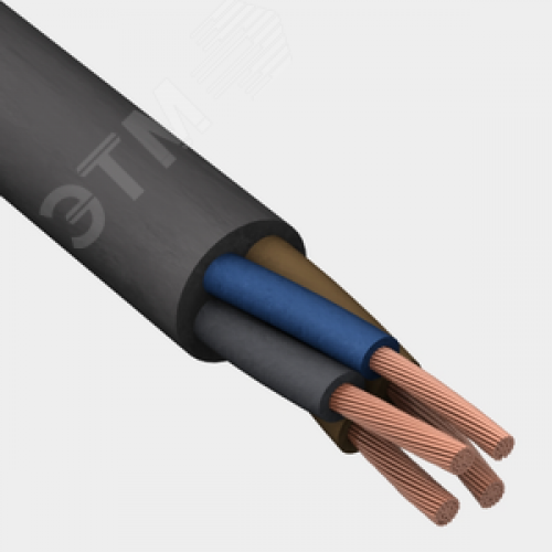Кабель силовой КГтп-ХЛ 3х1.5+1х1.5-0.660 ТРТС