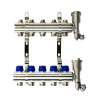 Коллекторная группа FHF-5R set 5 контуров 1'x3/4' c воздухоотводчиками и кронштейнами